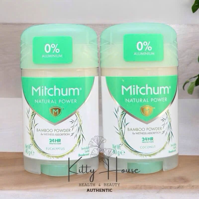 Lăn khử mùi Mitchum for Women Natural Power Deodorant Stick Eucalyptus và Coconut 40g