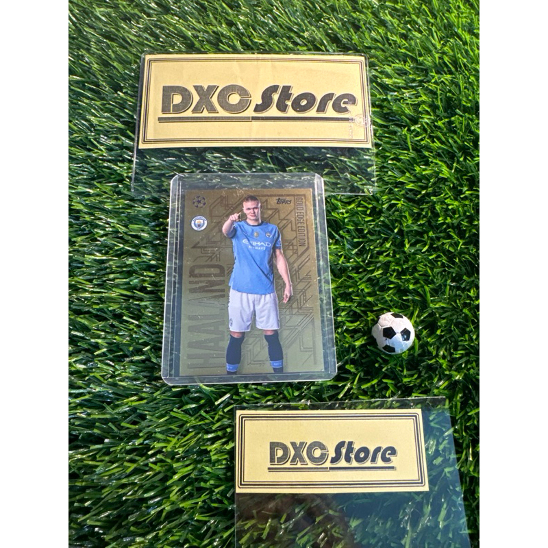 [ CHÍNH HÃNG ] - GOLD EDGE EDITION - TOPPS MATCH ATTAX 2025 - ERLING HAALAND (MANCHESTER CITY)