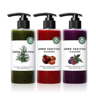 Sữa rửa mặt rau củ Super Vegitoks Chai lớn 300ml
