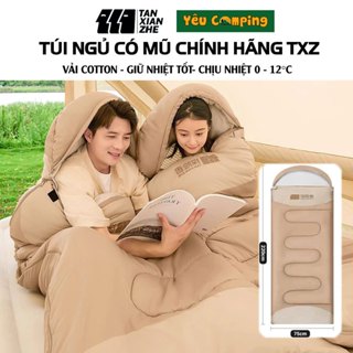  Túi ngủ Camping TANXXIANZHE cắm trại Túi ngủ văn phòng Khả năng giữ ấm chịu nhiệt từ 5 -15 độ 