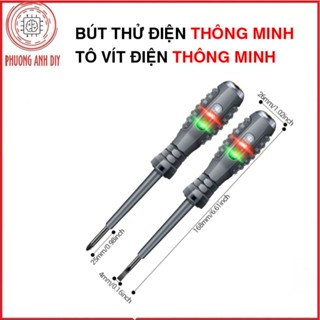 Tô Vít Bút Thử Điện Thông Minh, Kiểm Tra Pha, Đo Thông Mạch, Kiểm Tra Dây Đứt Ngầm Tiện Dụng