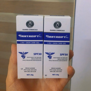 SANTAGIFT mẫu mới Gel giảm mụn và thâm Gamma SANTAGIFT thông thoáng lỗ chân lông 20g - DermaTouch