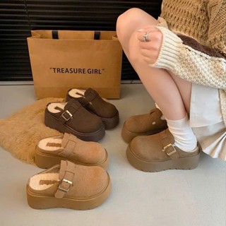 Dép sục hàng siêu cấp đế cao LÓT LÔNG CỪU QCCC MONT ( 927 )