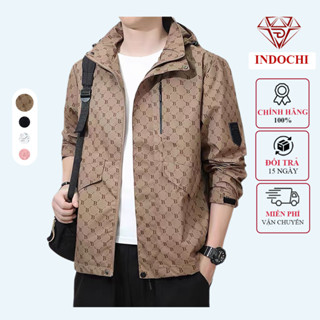  Áo khoác gió nam nữ 2 Lớp Kẻ chữ B-Chống Nước Tuyệt Đối Chống Nắng Chống UV SIÊU PHẨM 2023 INDOCHI 