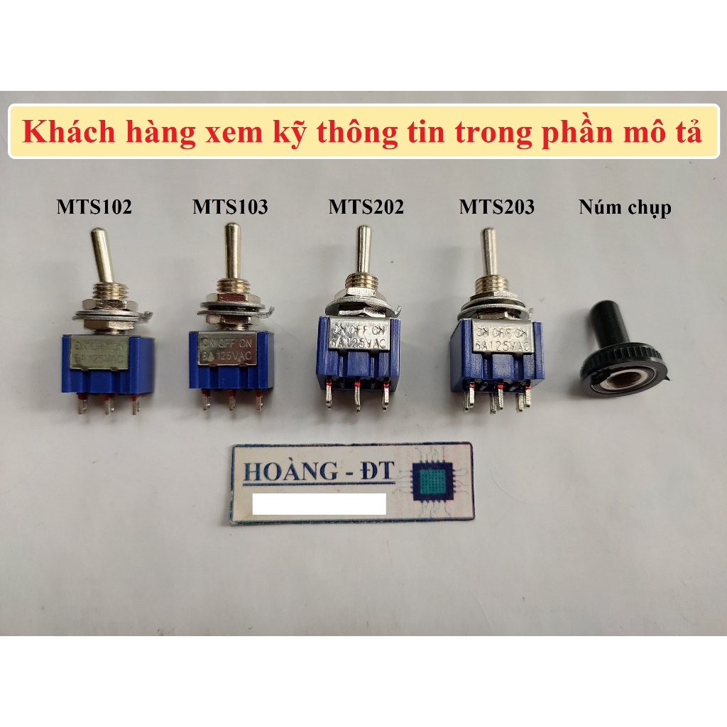 [Loại tốt] Công tắc gạt MTS MTS102 MTS103 MTS202 MTS203