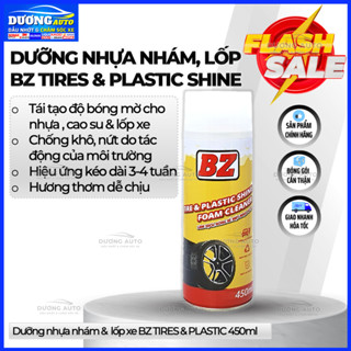 [GIÁ SỈ] Xịt Dưỡng Bóng Vỏ Lốp, Dưỡng Nhựa Nhám BZ - BZ Tires & Plastic Shine Foam Cleaner