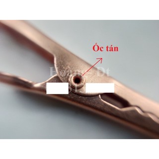 [Đồng] Kẹp cá sấu đồng