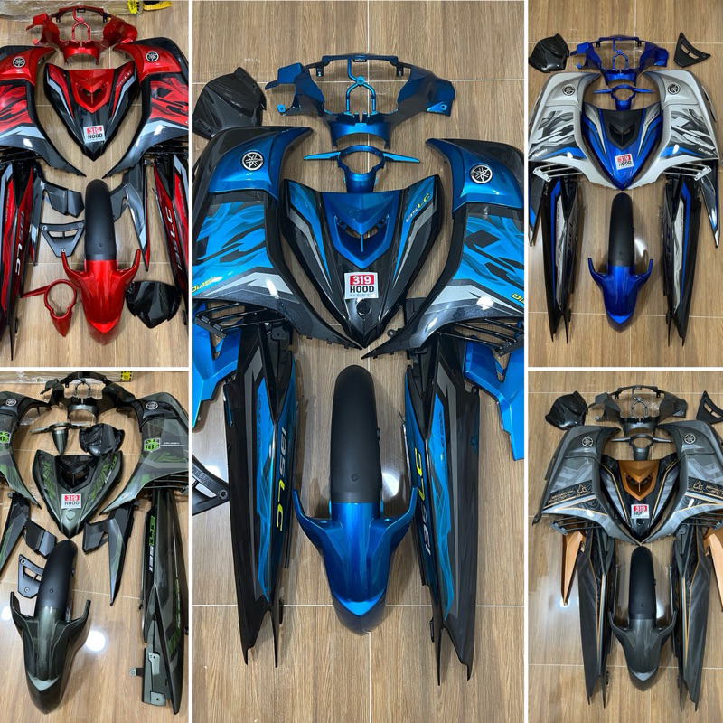 Dàn áo, dàn nhựa LC135 V7 giá rẻ, đã bao gồm tem và keo bảo vệ