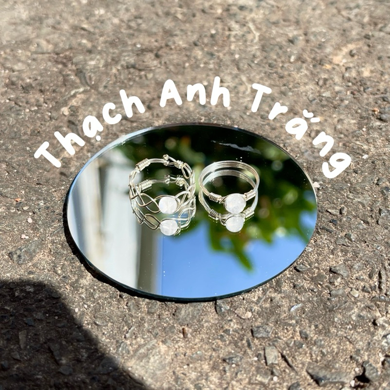 Nhẫn đá Thạch Anh Trắng