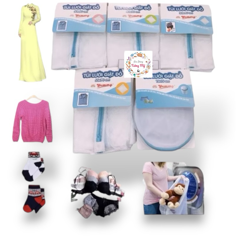 Túi Giặt Quần áo Lưới Thưa ,Lưới Mịn 30*40cm/40*50cm/50*60cm/60*60cm/55*70cm