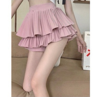 CHÂN VÁY 2 TẦNG DẬP LY (có quần)
