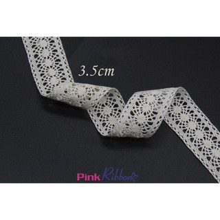 (GIÁ 1 MÉT) Ren kem hình nhện 3cm-3.5cm, phụ liệu may mặc, phụ kiện thời trang, đính váy áo, phụ kiện tóc