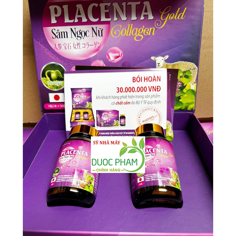 Viên uống nội tiết tố nữ Sâm Ngọc Nữ Hộp 2 lọ x 30 viên giúp đẹp da, hỗ trợ nội tiết