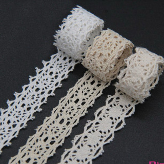 (GIÁ 1 MÉT) Ren 1.8cm màu kem-be, phụ liệu may mặc, phụ kiện tóc, phụ kiện bó hoa, đính váy áo