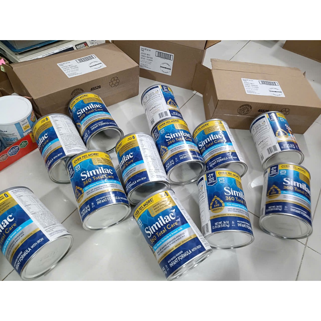 Sữa Bột Cho Bé Similac 360 Total Care Của Mỹ - Hàng Đi Air từ 0-12 tháng 1.02kg