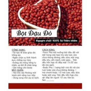 Bột đậu đỏ 500gr làm trắng da , sáng mịn , hồng hào căng bóng tự nhiên