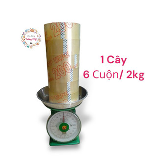 1 Cuộn Băng Keo Trong 200yard Loại 1.8kg/ cây - 2kg/ cây