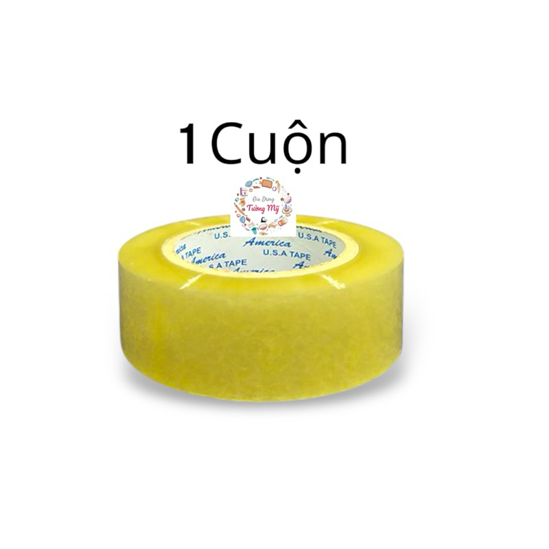 1 Cuộn Băng Keo Trong 200yard Loại 1.8kg/ cây - 2kg/ cây