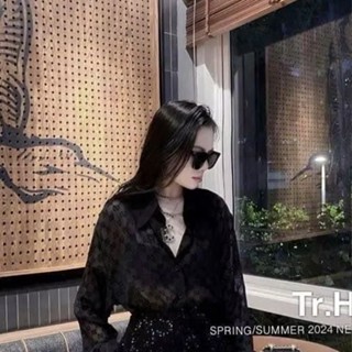 ÁO SƠ MI GC TƠ NHĂN PHUN NHUNG NỔI HOT  - HÀNG CAO CẤP