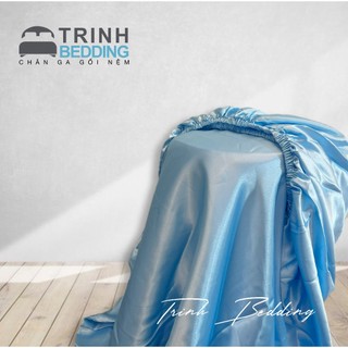 BỘ Ga Gối Mền Phi lụa giường Đơn, | 1M | 1M2| M4 | Thiết kế Nệm 10CM | 20Cm