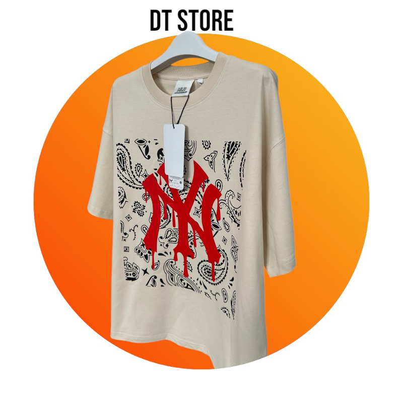 Áo thun MLB BÓNG CHÀY DT34 vải cotton cao cấp form rộng unisex - DT STORE