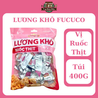 [Yêu Thích] Lương Khô Fucuco Mini vị Ruốc thịt Túi 400g (24-26 viên) Thơm ngon, Giàu Dinh dưỡng