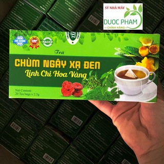 Trà chùm ngây linh chi xạ đen ( hộp 20 gói)