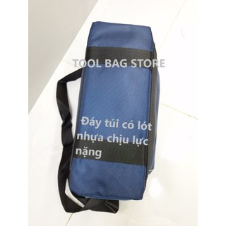 Túi đựng đồ nghề Mini-02 Blue chuẩn hàng CTY dày xịn đầu khóa to