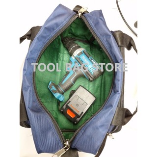 Túi đựng đồ nghề Mini-02 Blue chuẩn hàng CTY dày xịn đầu khóa to