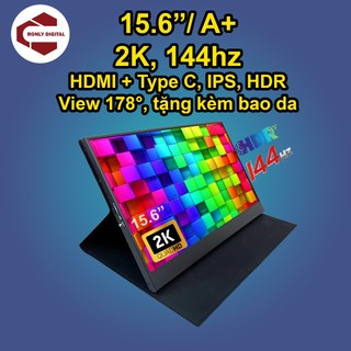  Màn hình di động 15.6 inch 2K QHD 144Hz  HDMI + TypeC thunderbolt3 man hinh di dong màn hình mở rộng 