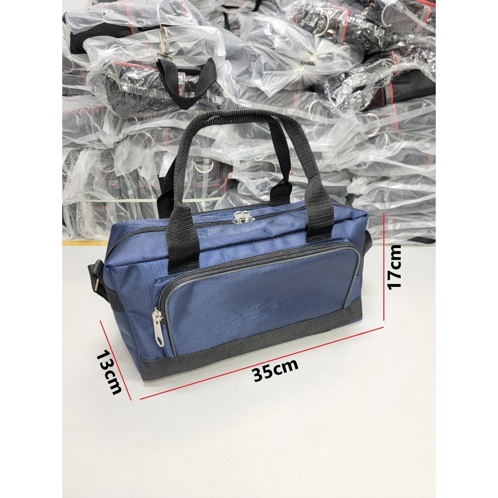 Túi đựng đồ nghề Mini-02 Blue chuẩn hàng CTY dày xịn đầu khóa to