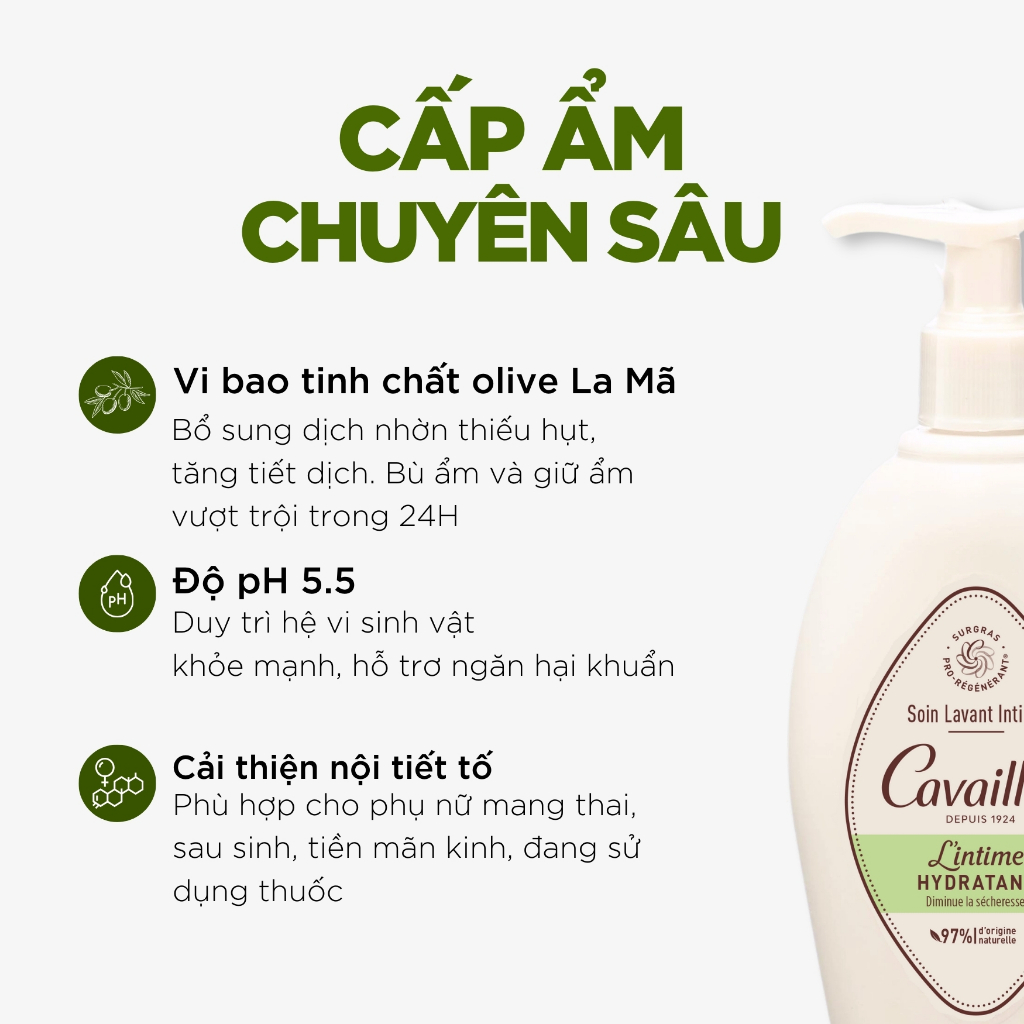 [MINI SIZE 100ML] Dung Dịch Vệ Sinh CAVAILLÈS | Giảm Viêm Nhiễm Phụ Khoa, Phòng Nấm Ngứa, Lợi Khuẩn (Date 2027)