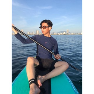 Bộ đồ bơi nam tay dài cao cấp, quần lửng , chất chống nắng giữ nhiệt hàng Việt Nam