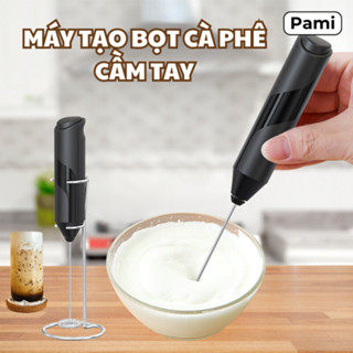 Máy đánh trứng sữa PAMI tạo bọt cà phê cầm tay mini sử dụng pin cao cấp