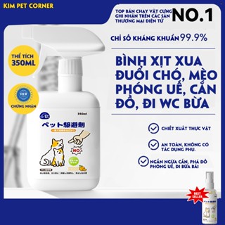 Bình Xịt Đuổi Chó Mèo Nhập khẩu- Dung Dịch Ngăn Chó Mèo Phóng Uế, Cắn Phá đồ vật dụng trong nhà.