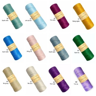 Sợi dệt trơn 2mm (cuộn 130gr)