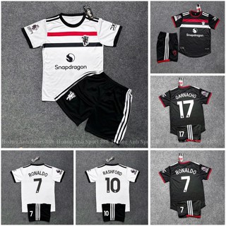 Bộ Quần Áo Bóng Đá Trẻ Em CLB Manchester United 2024-2025 - Vải Mè Thái Cao Cấp Chất Mát