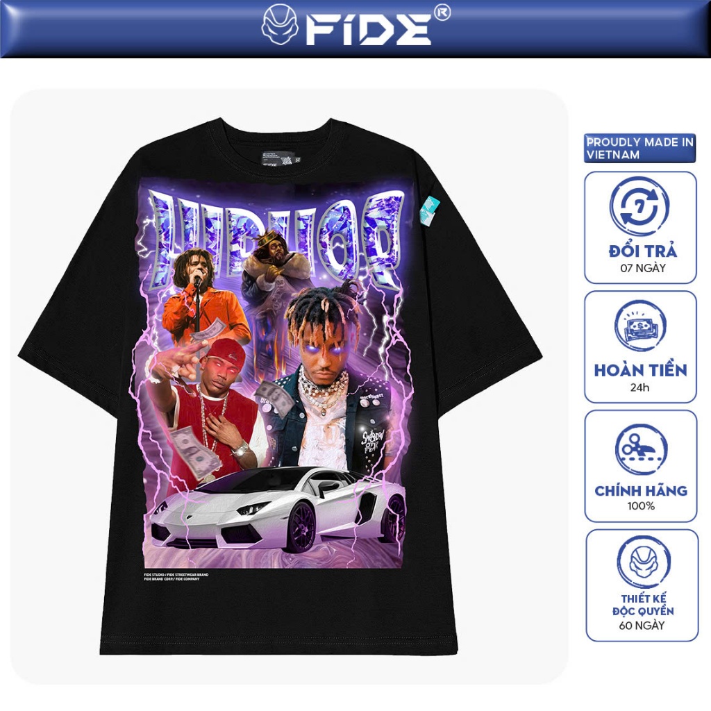 Áo thun FIDE phông unisex nam nữ form rộng RAPPER