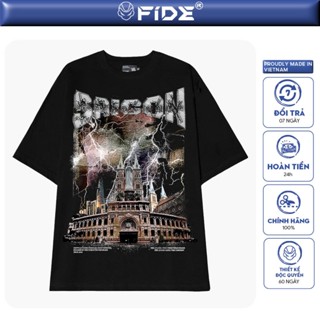 Áo thun địa danh SÀI GÒN FIDE phông unisex nam nữ form rộng ulzzang SÀI GÒN