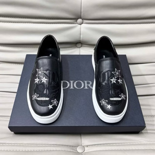 Giày Slipon nam nữ đế khâu hình thêu cao cấp