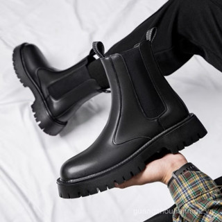 Giày boots nam Chelsea Boots Classic đế khâu Chắc chắn - Bốt nam da lộn cổ Chun Bảo Hành 30 ngày ( đặt lùi 1 size)