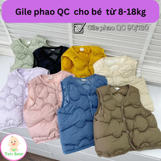 Áo phao  SIÊU ẤM, áo khoác  cho bé, áo khoác phao mùa đông cho  bé trai, bé gái gile