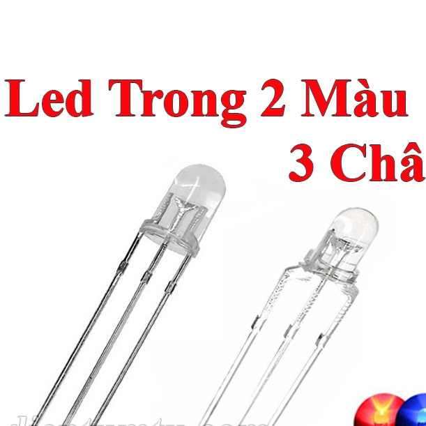 Led 2 Màu 3 Chân - 3mm - 5mm