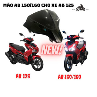 Mão chắn gió gắn cho xe AirBlade (AB) 125 đời 2020 đến 2025 - Thay thế nâng cấp lên AB 150/160