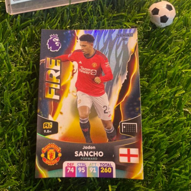 [ CHÍNH HÃNG ] - FIRE - PANINI ADRENALYN PREMIER LEAGUE 2024 - JADON SANCHO (MANCHESTER UNITED)