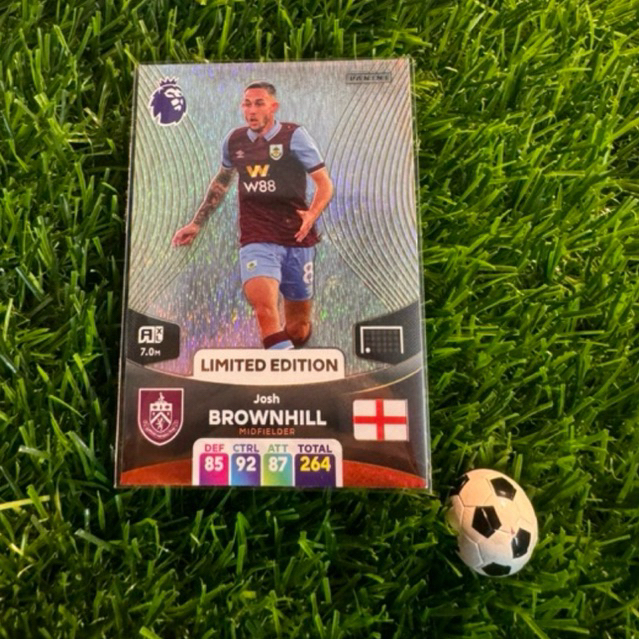 [ CHÍNH HÃNG ] - LIMITED EDITION - PANINI ADRENALYN XL PREMIER LEAGUE 2024 - JOSH BROWNHILL (BURNLEY
