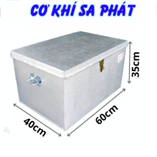 Thùng tôn kích thước 60x40x35 cm chuẩn để đựng hồ sơ, tài liệu, bìa còng a4, a3, kẹp tài liệu