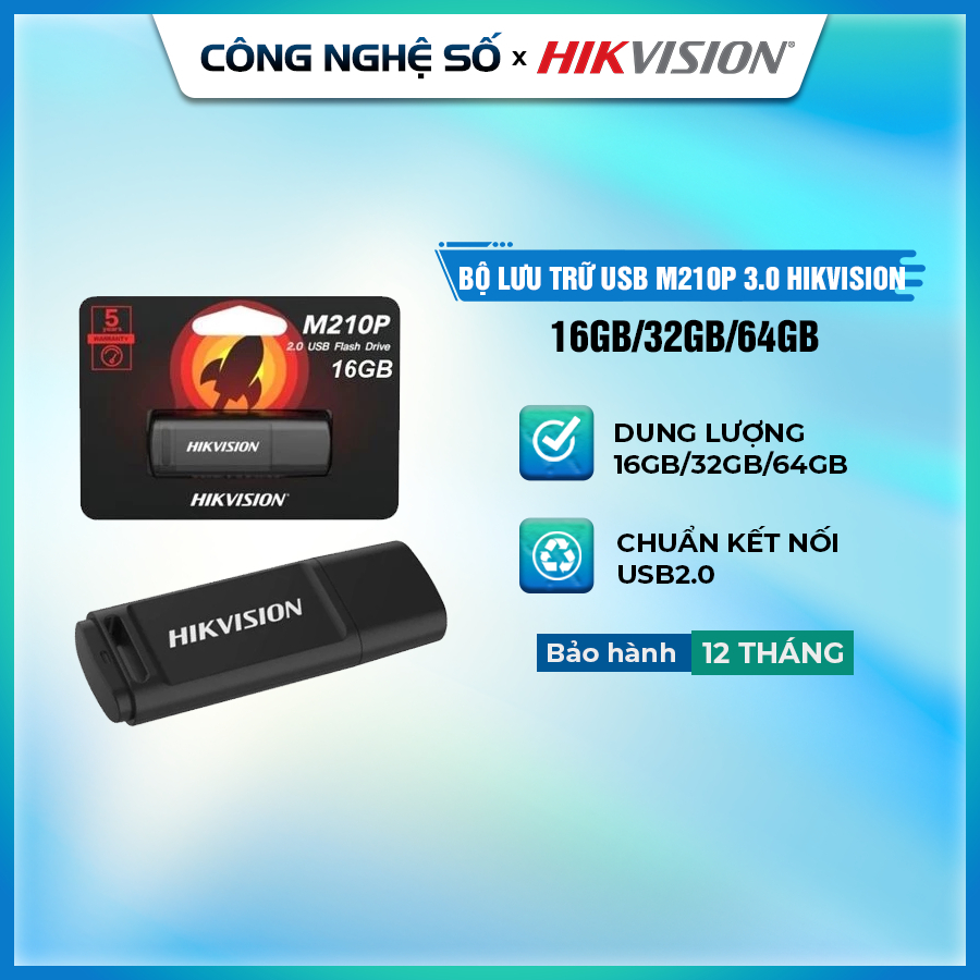 [Hỏa Tốc HN] USB M210P 3.0 Hikvision - Bộ lưu trữ USB