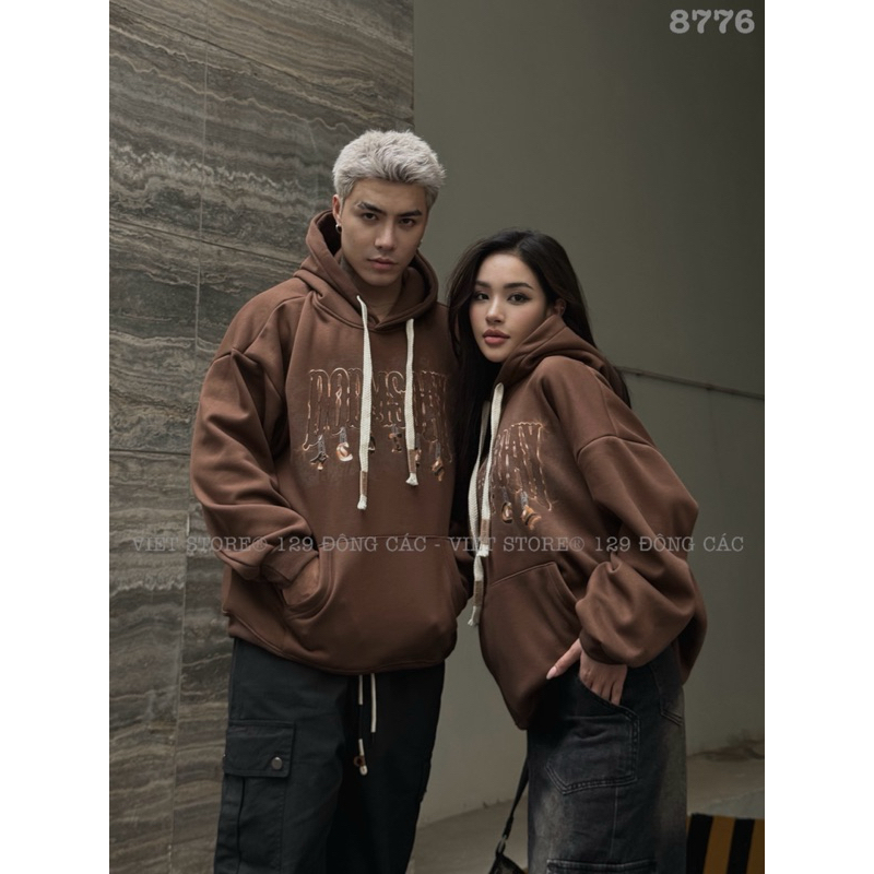 Hoodie Chữ ngực DODMSOAY 8776 Nam Nữ VIET STORE