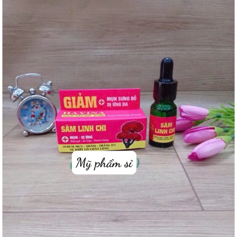 serum chấm mụn siêu tốc Linh Chi hồng 10ml